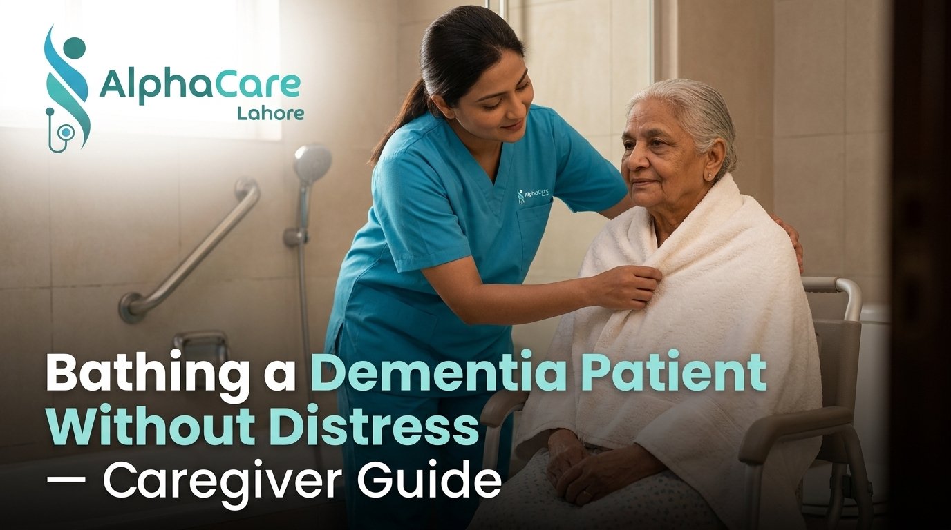 Bathing a Dementia Patient